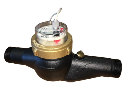 Compteur émetteur d'impulsions pour eau déminéralisée